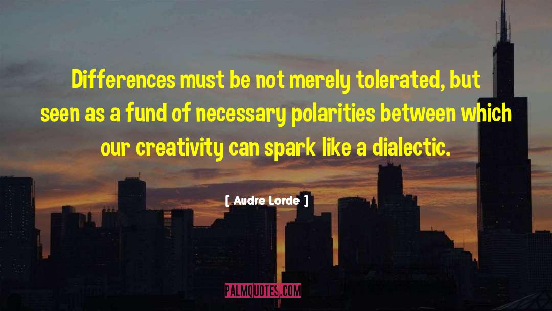 Audre Lorde Quotes: Differences must be not merely