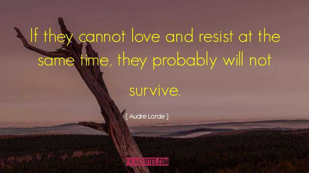 Audre Lorde Quotes: If they cannot love and