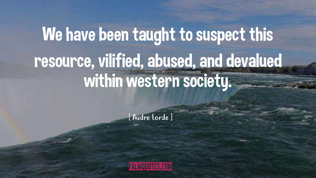 Audre Lorde Quotes: We have been taught to