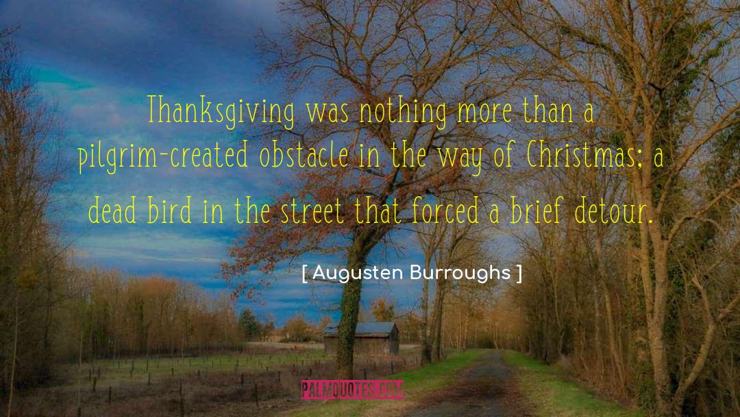 Augusten Burroughs Quotes: Thanksgiving was nothing more than