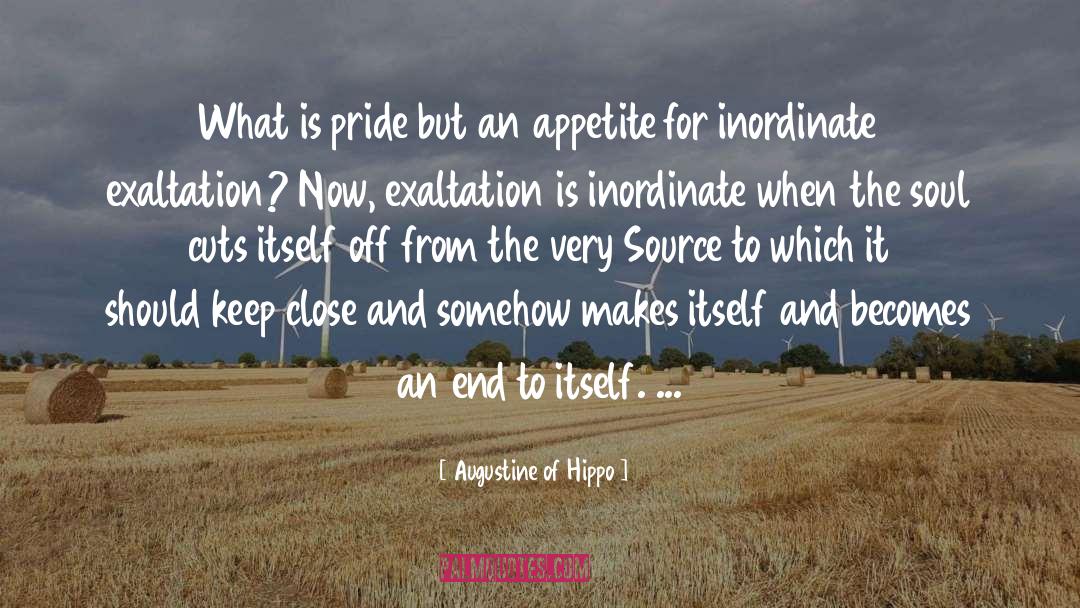 Augustine Of Hippo Quotes: What is pride but an