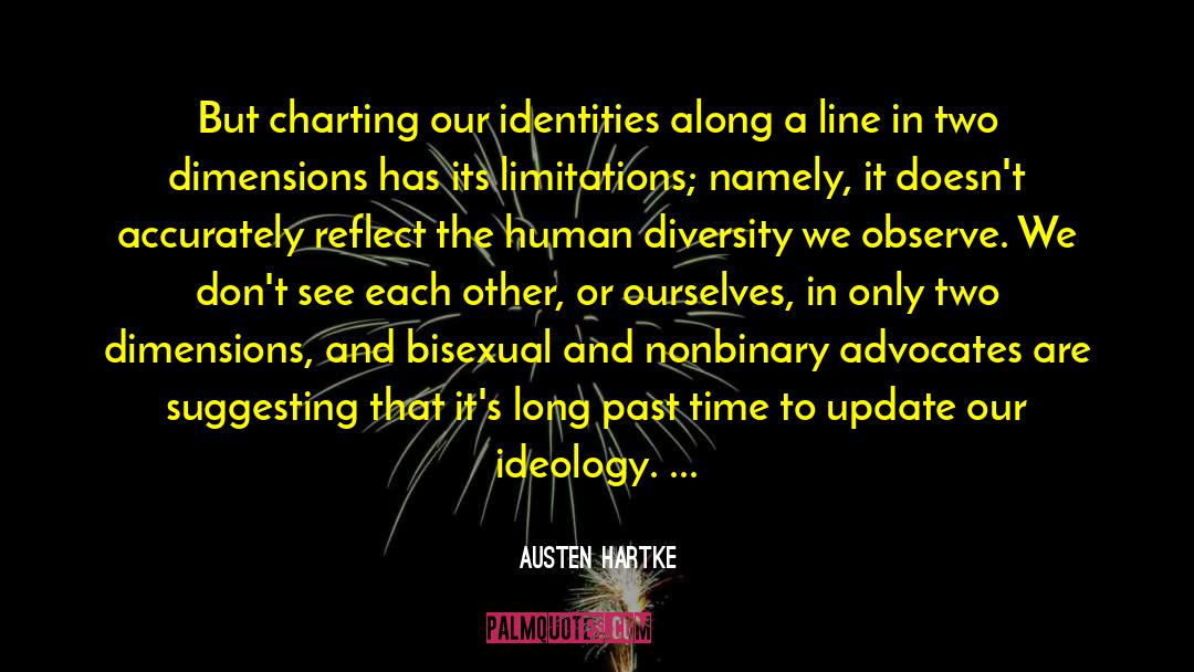 Austen Hartke Quotes: But charting our identities along
