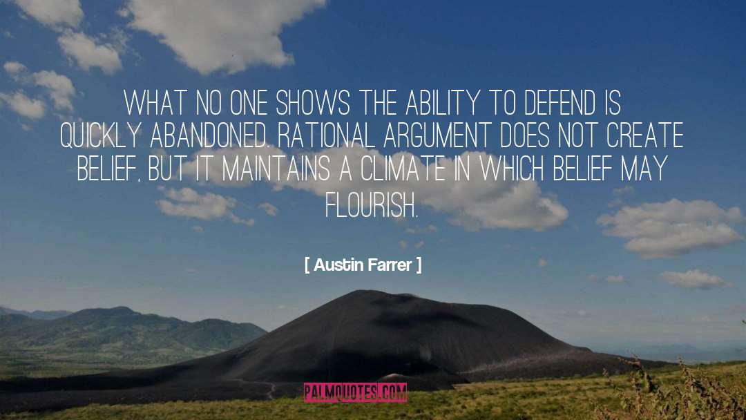 Austin Farrer Quotes: What no one shows the