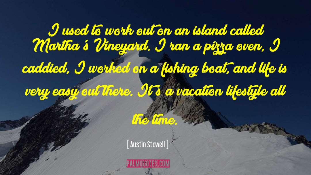 Austin Stowell Quotes: I used to work out