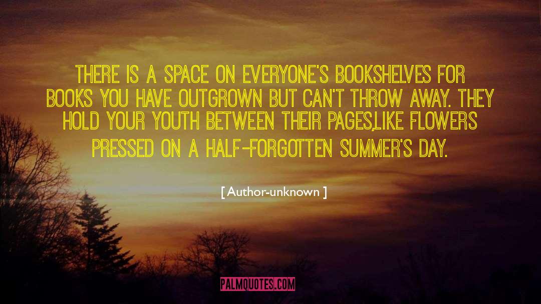 Author-unknown Quotes: There is a space on