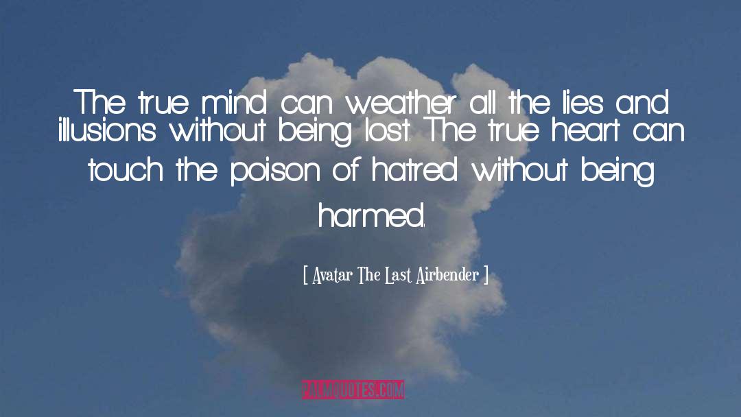 Avatar The Last Airbender Quotes: The true mind can weather