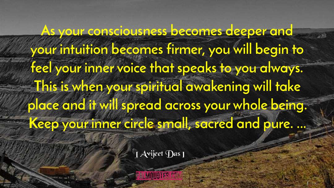 Avijeet Das Quotes: As your consciousness becomes deeper