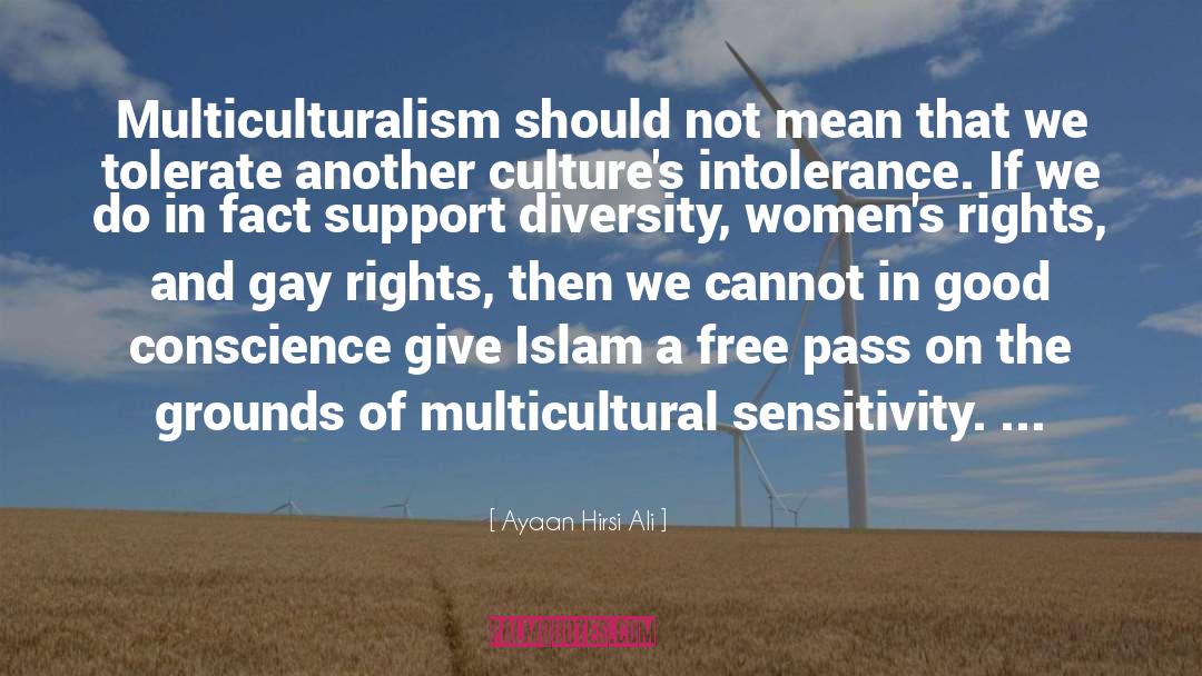 Ayaan Hirsi Ali Quotes: Multiculturalism should not mean that