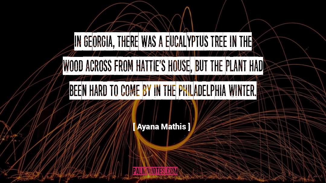 Ayana Mathis Quotes: In Georgia, there was a