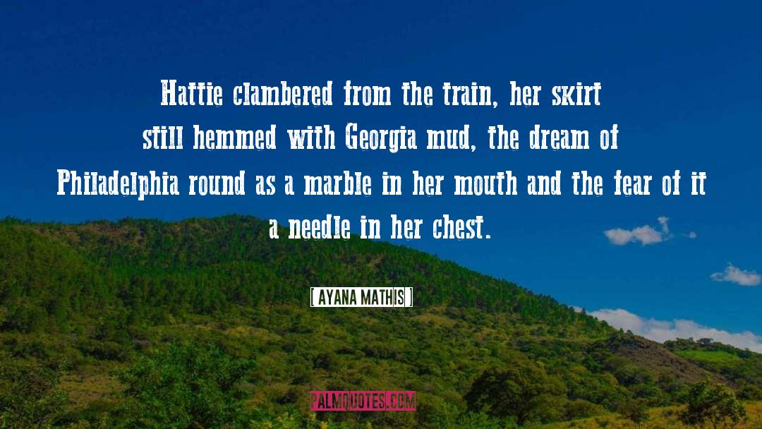 Ayana Mathis Quotes: Hattie clambered from the train,