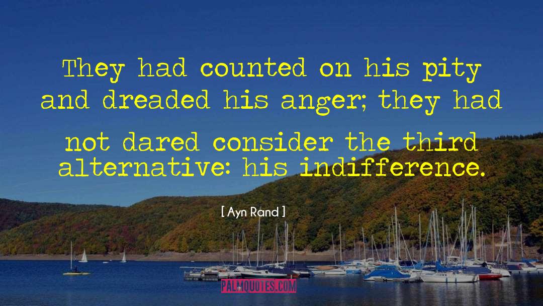 Ayn Rand Quotes: They had counted on his