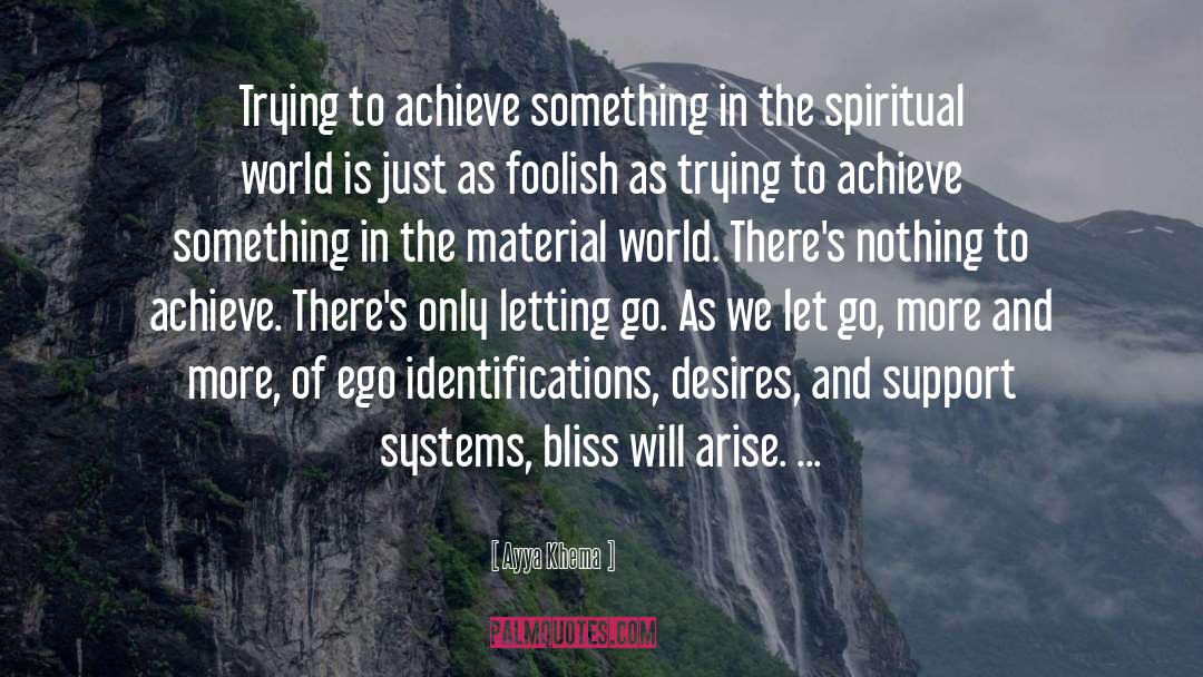 Ayya Khema Quotes: Trying to achieve something in
