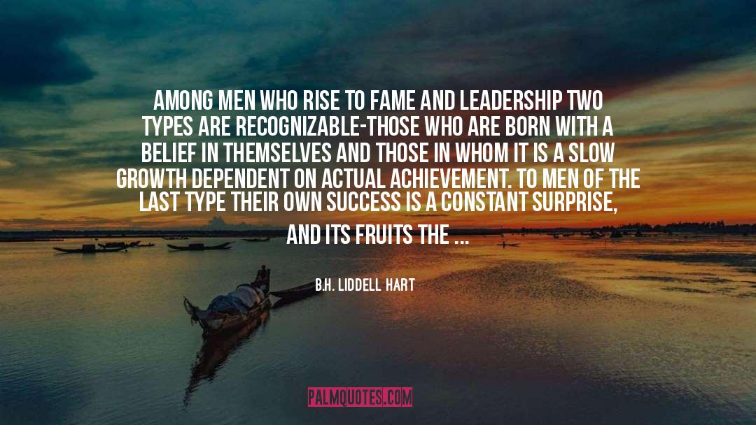 B.H. Liddell Hart Quotes: Among men who rise to