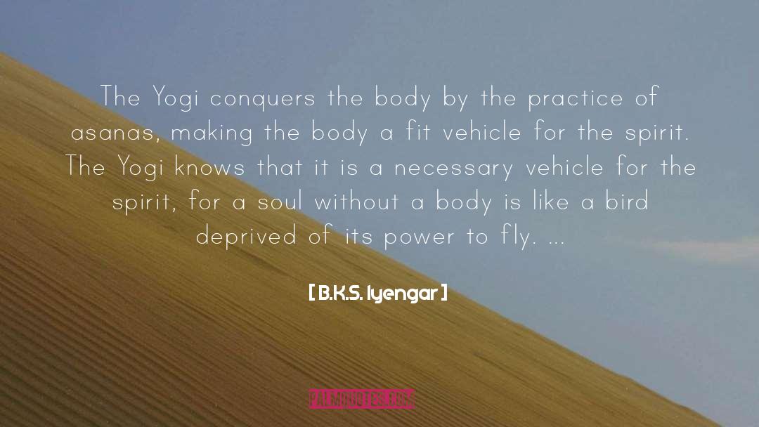 B.K.S. Iyengar Quotes: The Yogi conquers the body