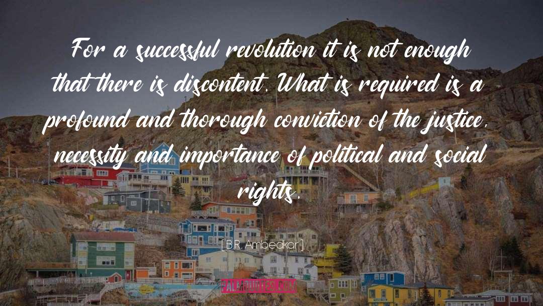 B.R. Ambedkar Quotes: For a successful revolution it