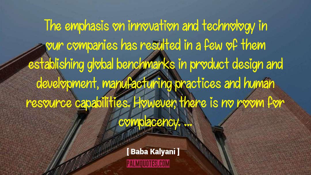 Baba Kalyani Quotes: The emphasis on innovation and