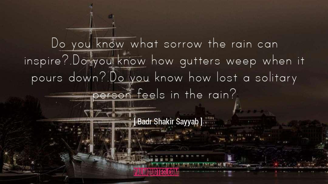 Badr Shakir Sayyab Quotes: Do you know what sorrow