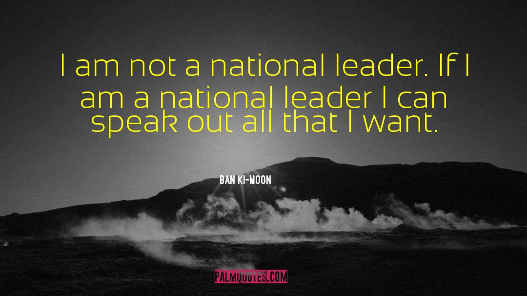 Ban Ki-moon Quotes: I am not a national