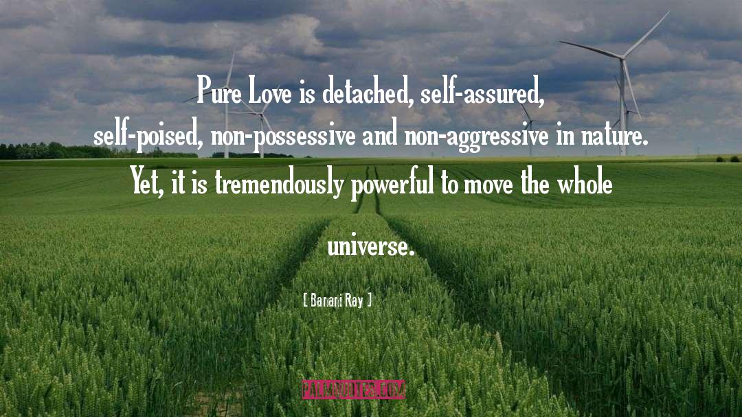 Banani Ray Quotes: Pure Love is detached, self-assured,