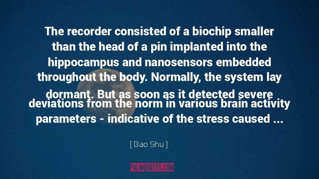 Bao Shu Quotes: The recorder consisted of a