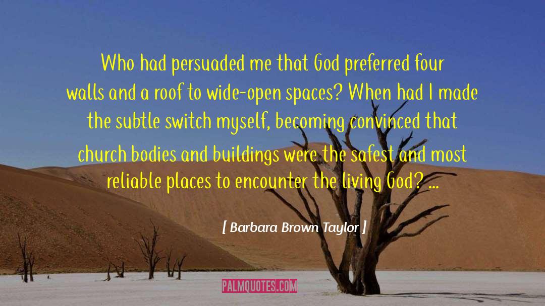 Barbara Brown Taylor Quotes: Who had persuaded me that