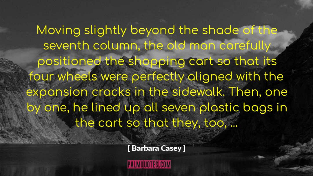 Barbara Casey Quotes: Moving slightly beyond the shade