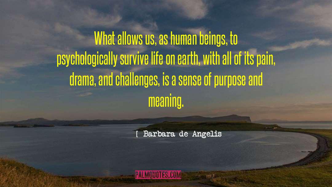 Barbara De Angelis Quotes: What allows us, as human