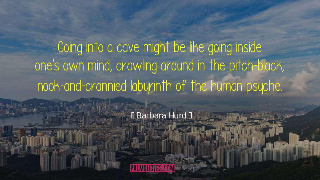 Barbara Hurd Quotes: Going into a cave might