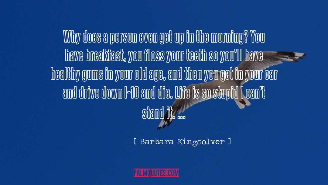 Barbara Kingsolver Quotes: Why does a person even