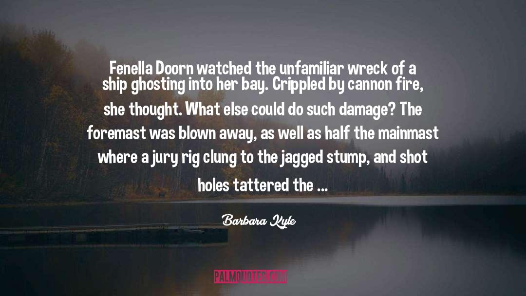 Barbara Kyle Quotes: Fenella Doorn watched the unfamiliar