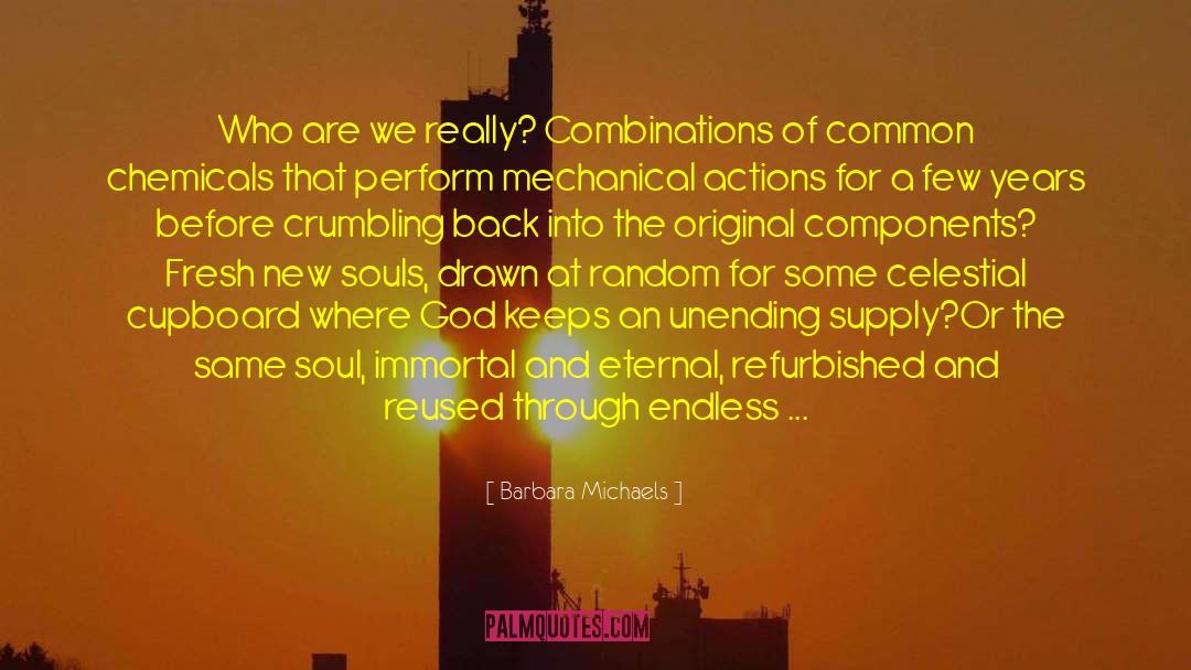 Barbara Michaels Quotes: Who are we really? Combinations