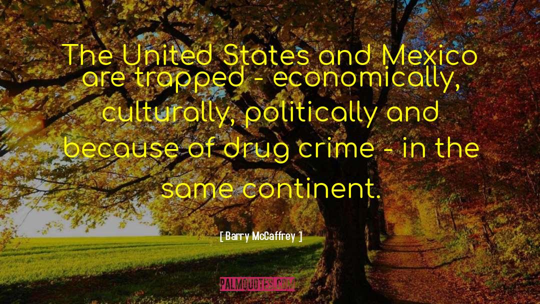 Barry McCaffrey Quotes: The United States and Mexico