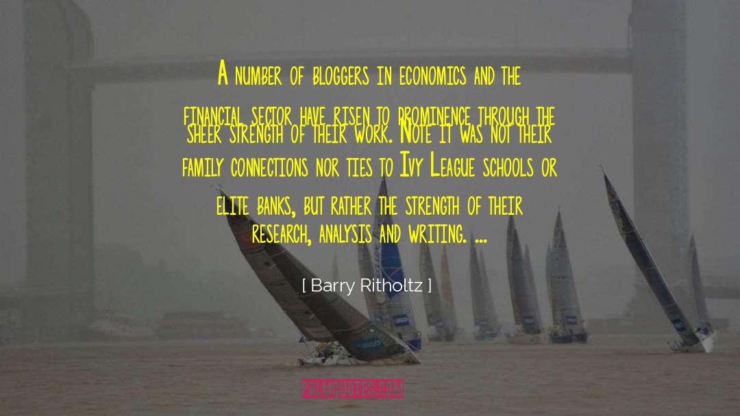 Barry Ritholtz Quotes: A number of bloggers in
