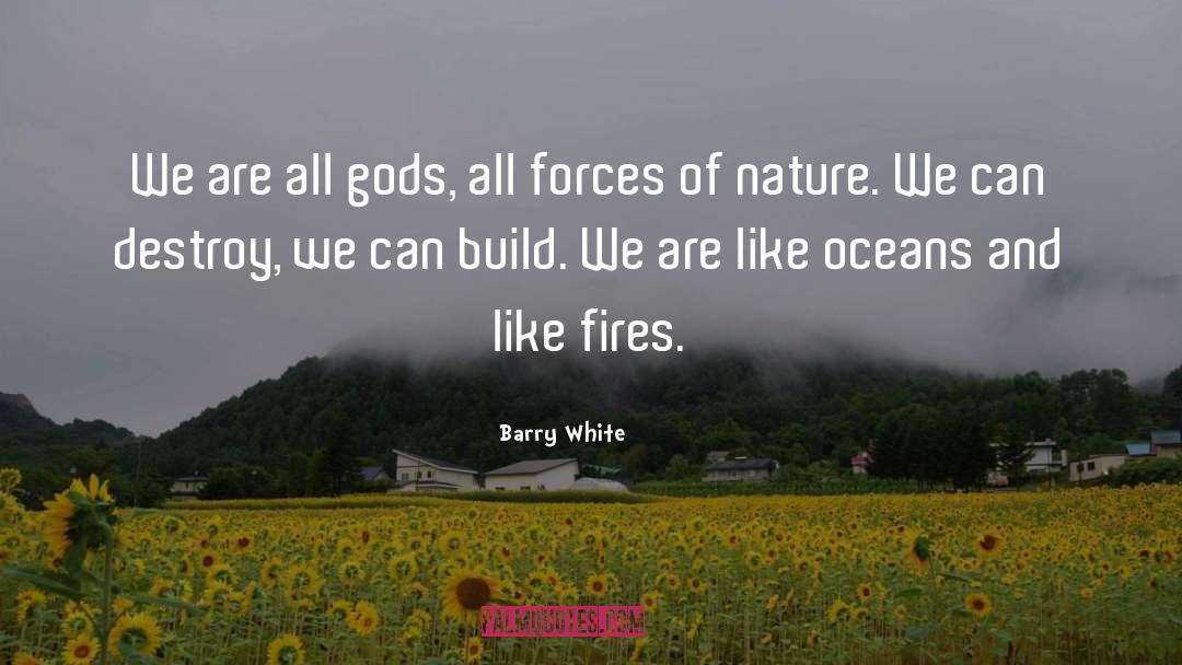 Barry White Quotes: We are all gods, all