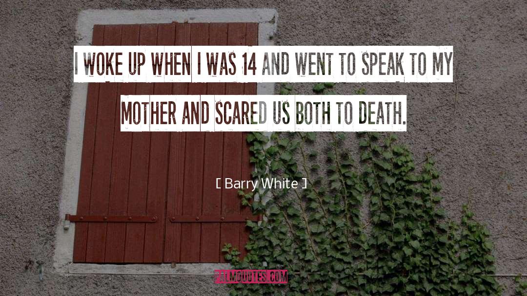 Barry White Quotes: I woke up when I