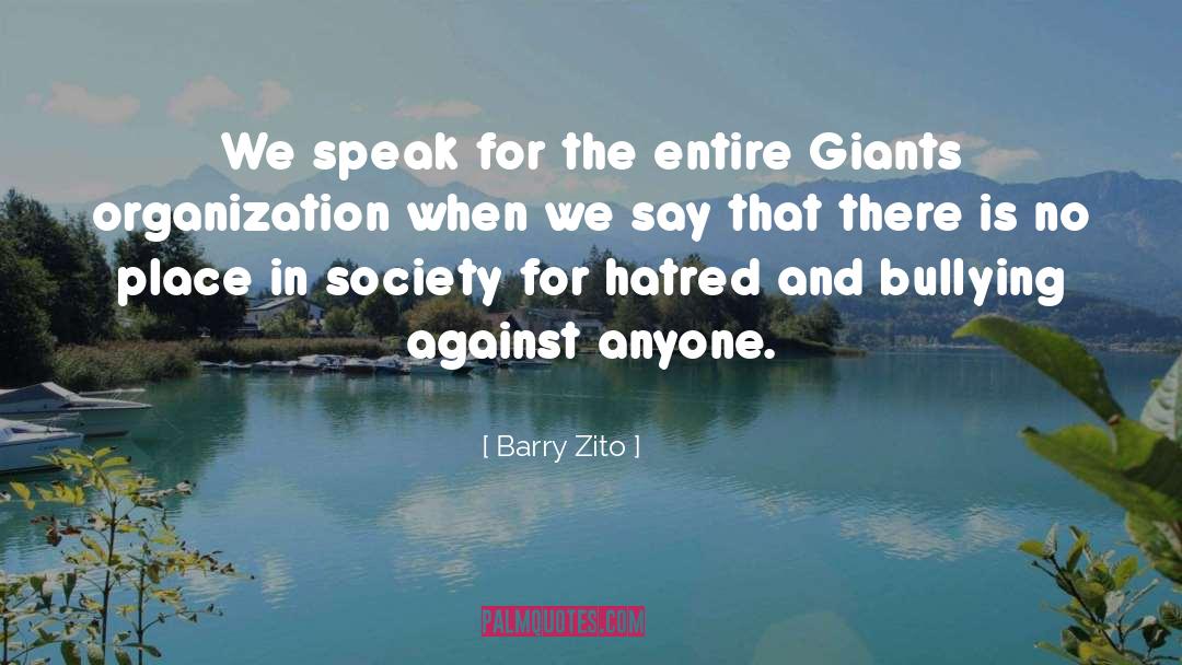 Barry Zito Quotes: We speak for the entire