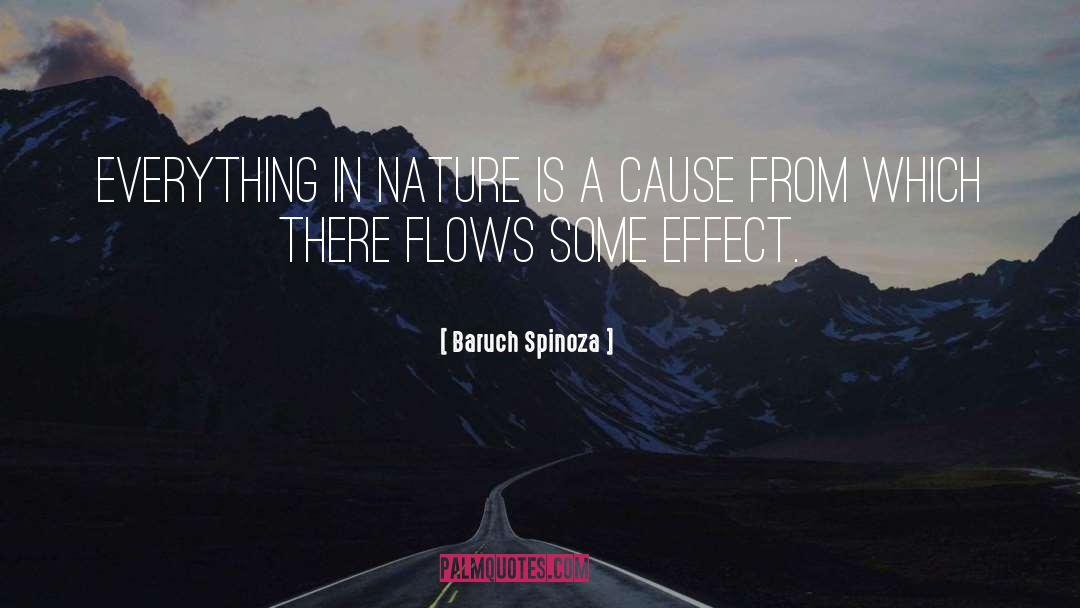 Baruch Spinoza Quotes: Everything in nature is a