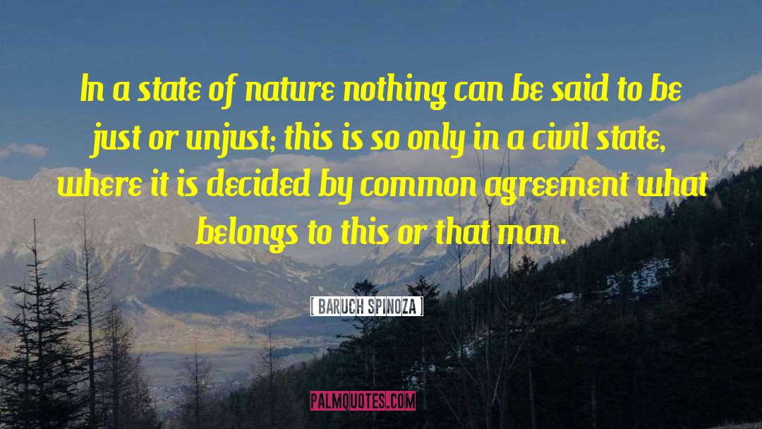 Baruch Spinoza Quotes: In a state of nature