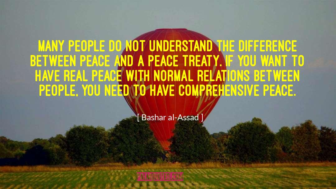 Bashar Al-Assad Quotes: Many people do not understand