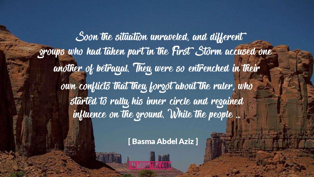 Basma Abdel Aziz Quotes: Soon the situation unraveled, and