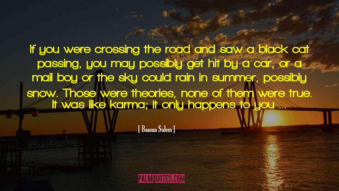 Basma Salem Quotes: If you were crossing the