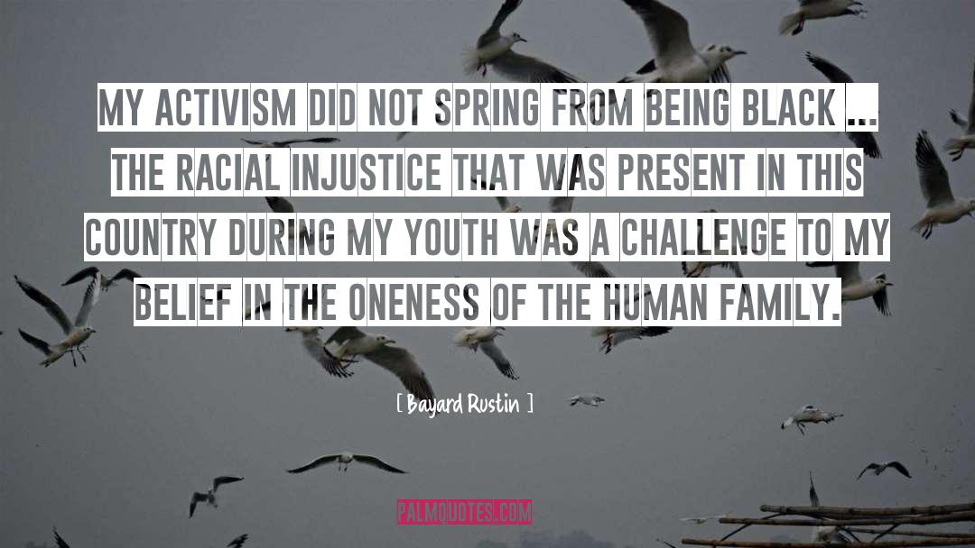 Bayard Rustin Quotes: My activism did not spring