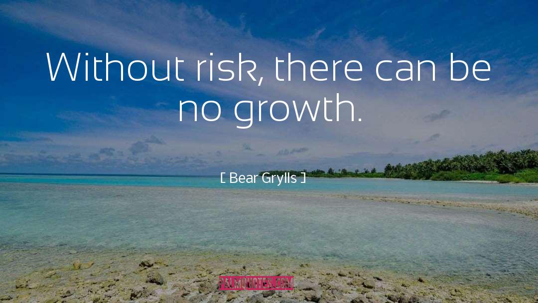 Bear Grylls Quotes: Without risk, there can be