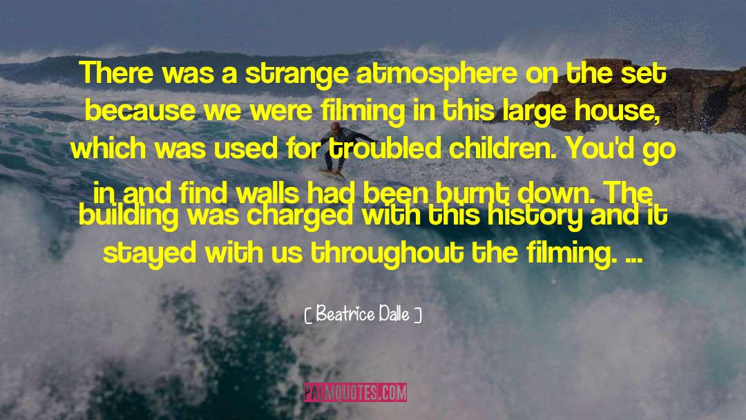 Beatrice Dalle Quotes: There was a strange atmosphere