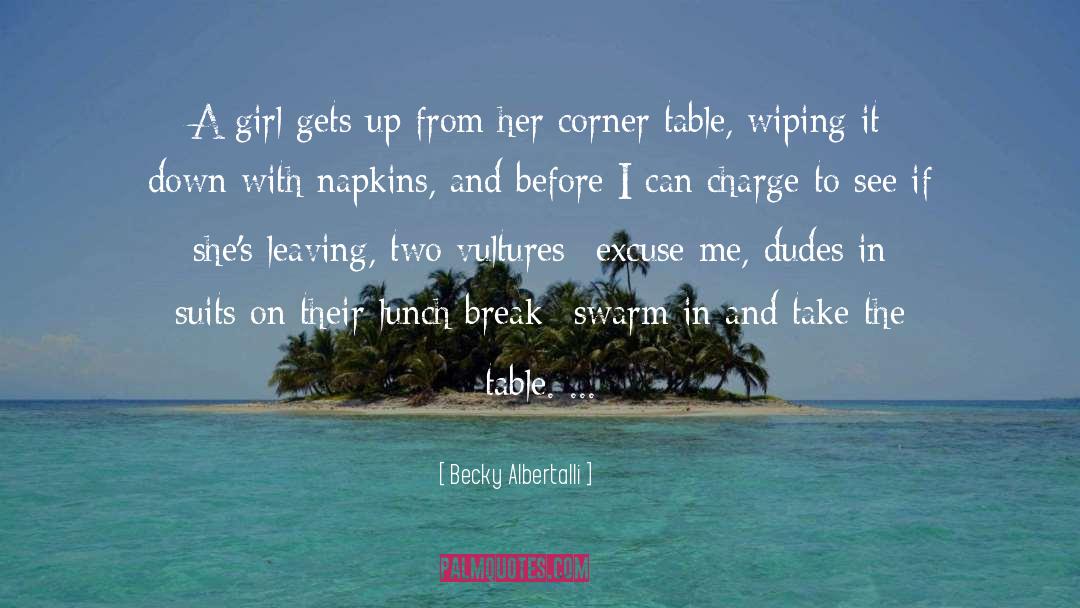 Becky Albertalli Quotes: A girl gets up from