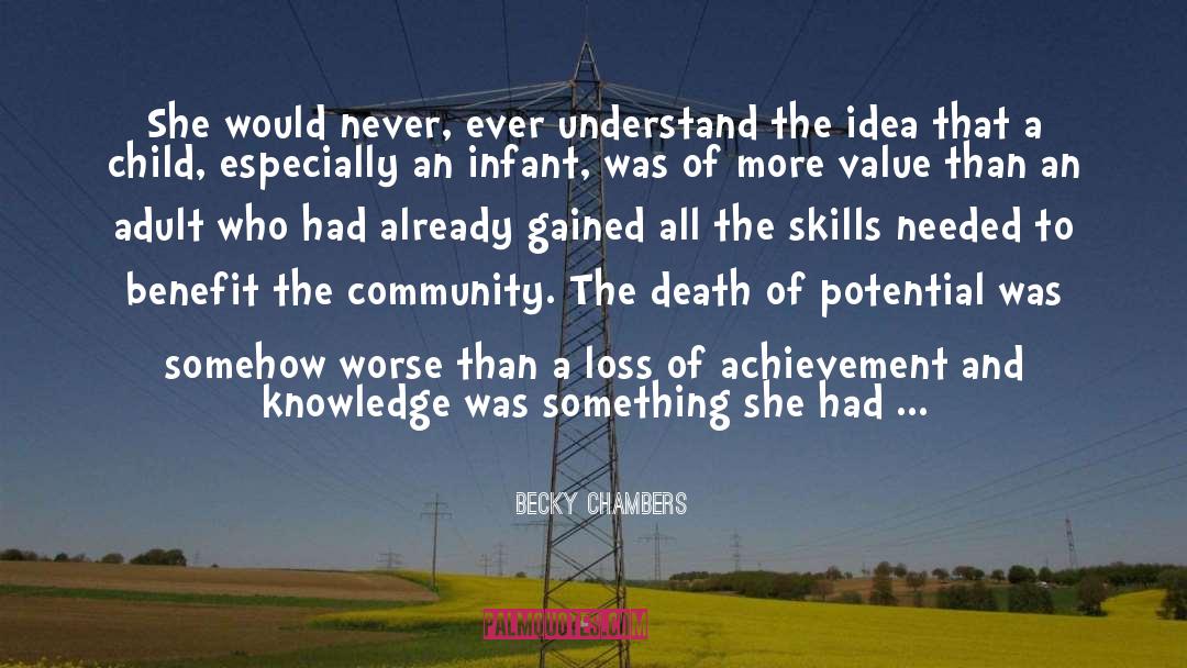 Becky Chambers Quotes: She would never, ever understand