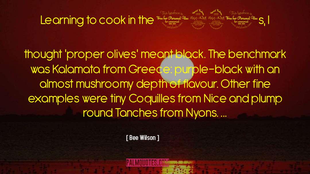 Bee Wilson Quotes: Learning to cook in the
