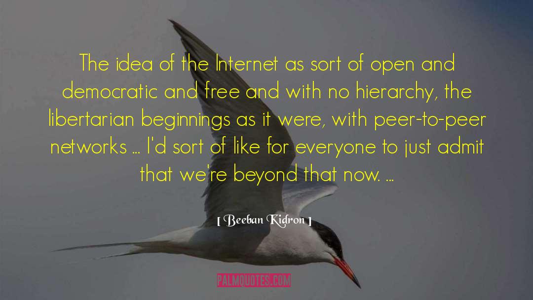 Beeban Kidron Quotes: The idea of the Internet
