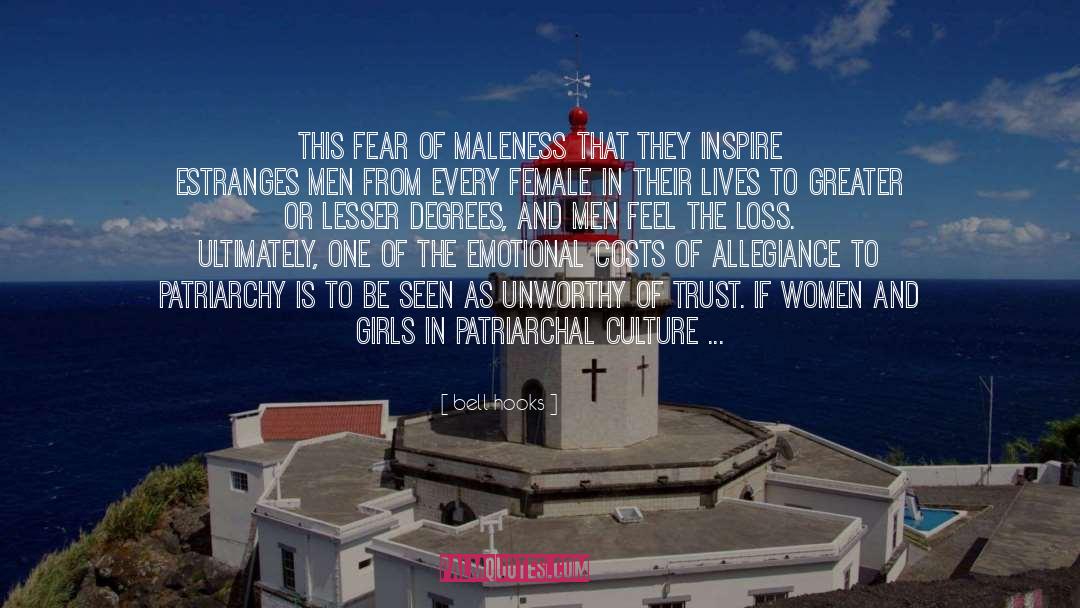 Bell Hooks Quotes: This fear of maleness that