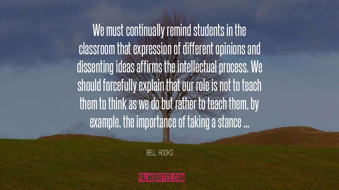 Bell Hooks Quotes: We must continually remind students